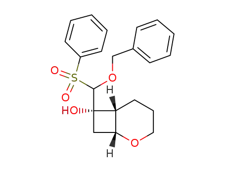 (1α,6α)-7-<(Phenylmethoxy)(phenylsulphonyl)methyl>-2-oxabicyclo<4.2.0>octan-7-ol