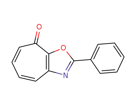 Molecular Structure of 15926-49-5 (2-Phenyl-8H-cyclohept<d>oxazol-8-one)