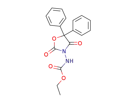 Carbamic acid, (2,4-dioxo-5,5-diphenyl-3-oxazolidinyl)-, ethyl ester