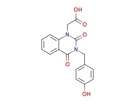 <3-(4'-hydrobenzyl)-1,2,3,4-tetrahydro-2,4-dioxo quinazolin-1-yl> acetic acid