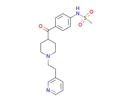 4-(4-methylsulfonylaminobenzoyl)-1-[2-(pyridin-3-yl)ethyl]piperidine