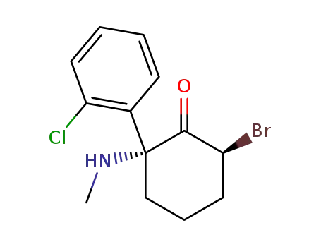 6-Bromo-2-(2-chlorophenyl)-2-(methylamino)cyclohexanone