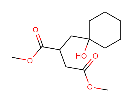 Molecular Structure of 110811-04-6 (1-(2',3'-dicarbomethoxypropyl)cyclohexanol)