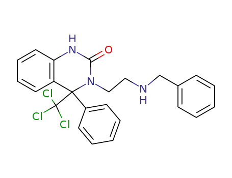 3-[2-(benzylamino)ethyl]-4-phenyl-4-(trichloromethyl)-3,4-dihydroquinazolin-2(1H)-one