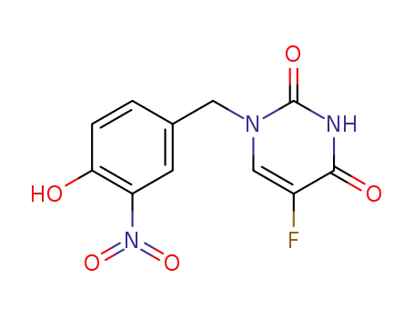 5-fluoro-1-(4-hydroxy-3-nitrobenzyl)pyrimidine-2,4(1H,3H)-dione