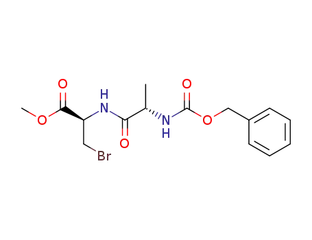 Molecular Structure of 875556-82-4 (L-Alanine, N-[(phenylmethoxy)carbonyl]-L-alanyl-3-bromo-, methyl ester)