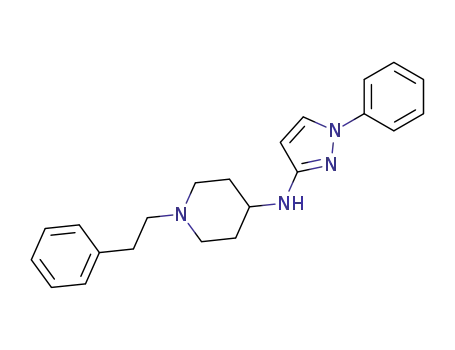 Molecular Structure of 425644-16-2 (N-(1-phenylpyrazol-3-yl)-N-(1-phenethyl-4-piperidyl)amine)