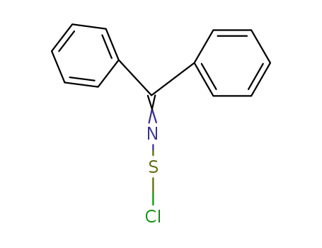 Molecular Structure of 58292-53-8 (Amidosulfenyl chloride, (diphenylmethylene)-)