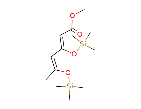 2,4-Hexadienoic acid, 3,5-bis[(trimethylsilyl)oxy]-, methyl ester