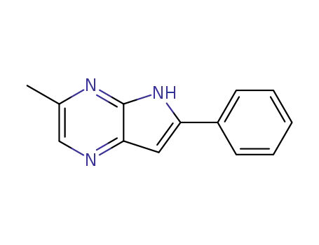Molecular Structure of 78605-13-7 (3-methyl-6-phenyl-5H-pyrrolo[2,3-b]pyrazine)