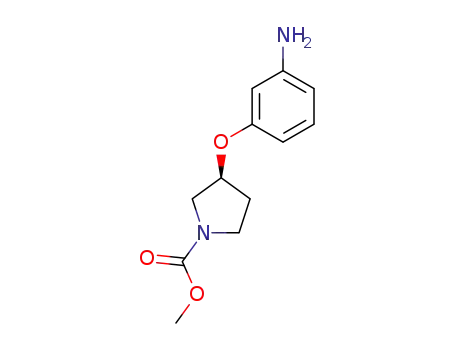 methyl (3S)-3-(3-aminophenoxy)pyrrolidine-1-carboxylate