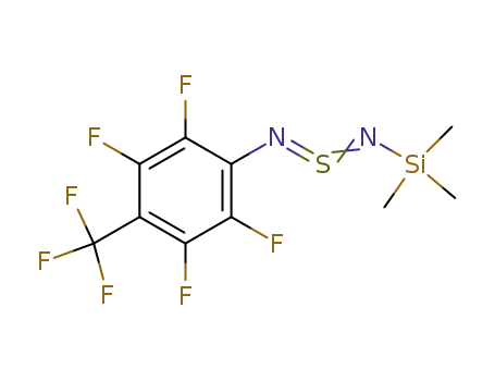1-(4-Trifluoromethyl-tetrafluorophenyl)-3-trimethylsilyl-1,3-diaza-2-thiaallene