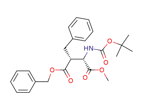 methyl 2-tert-butoxycarbonylamino-3-carbobenzyloxy-4-phenyl-(2S,3R)-butanoate