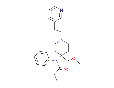 N-[4-Methoxymethyl-1-(2-pyridin-3-yl-ethyl)-piperidin-4-yl]-N-phenyl-propionamide