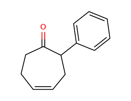 Molecular Structure of 71647-78-4 (2-phenyl-4-cyclohepten-1-one)