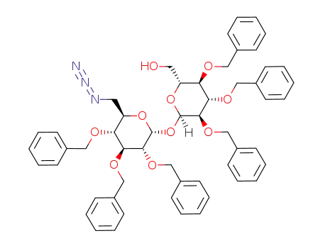 6'-azido-2,2',3,3',4,4'-hexa-O-benzyl-6'-deoxy-α-D-trehalose