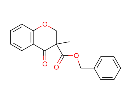 2H-1-Benzopyran-3-carboxylic acid, 3,4-dihydro-3-methyl-4-oxo-,
phenylmethyl ester
