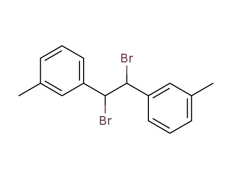 Molecular Structure of 74844-03-4 (Benzene, 1,1'-(1,2-dibromo-1,2-ethanediyl)bis[3-methyl-)