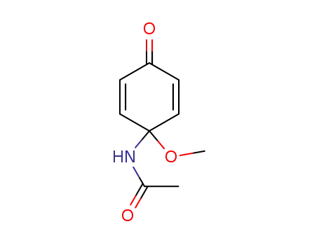 Molecular Structure of 139356-93-7 (N-(1-METHOXY-4-OXO-CYCLOHEXA-2,5-DIENYL)-ACETAMIDE)