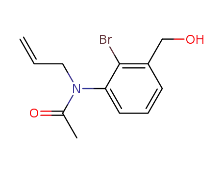 3-(N-acetyl-N-allylamino)-2-bromobenzyl alcohol