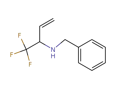 Molecular Structure of 832722-35-7 (Benzenemethanamine, N-[1-(trifluoromethyl)-2-propenyl]-)