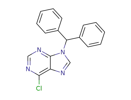 9H-Purine, 6-chloro-9-(diphenylmethyl)-