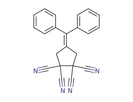 4-Benzhydrylidene-cyclopentane-1,1,2,2-tetracarbonitrile