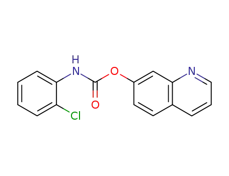 Carbamic acid, (2-chlorophenyl)-, 7-quinolinyl ester