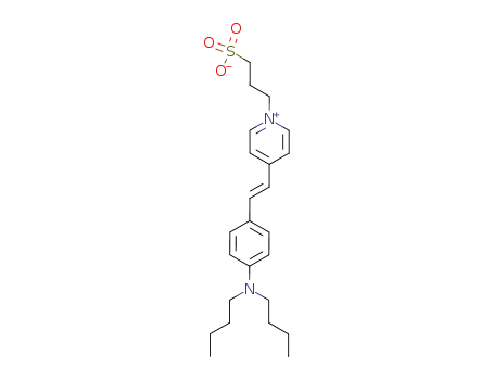 3-(4-((E)-2-[4-(Dibutylamino)phenyl]vinyl)-1-pyridiniumyl)-1-propanesulfonate