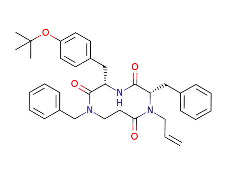 (3S,6S)-7-Allyl-1,6-dibenzyl-3-(4-tert-butoxy-benzyl)-[1,4,7]triazecane-2,5,8-trione