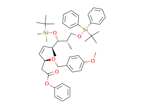 (Z)-(3S,6S,7S,8S)-7-(tert-Butyl-dimethyl-silanyloxy)-9-(tert-butyl-diphenyl-silanyloxy)-3-(4-methoxy-benzyloxy)-6,8-dimethyl-non-4-enoic acid phenyl ester