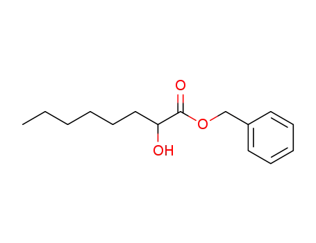 Octanoic acid, 2-hydroxy-, phenylmethyl ester