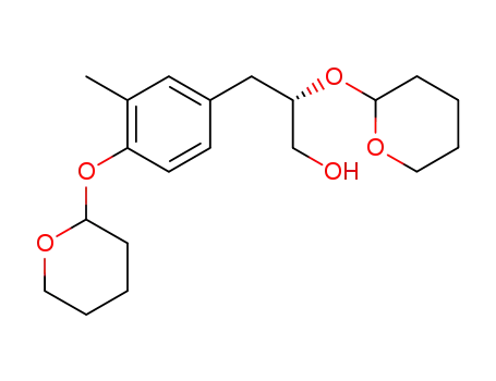 2-(S)-tetrahydropyranyloxy-3-(4-tetrahydropyranyloxy-3-methylphenyl)propan-1-ol