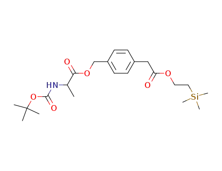 2-tert-Butoxycarbonylamino-propionic acid 4-(2-trimethylsilanyl-ethoxycarbonylmethyl)-benzyl ester