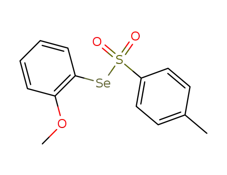 Molecular Structure of 149419-64-7 (seleno-(o-methoxyphenyl) p-tolueneselenosulfonate)