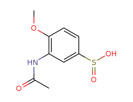 3-acetamido-4-methoxy-benzenesulfinic acid