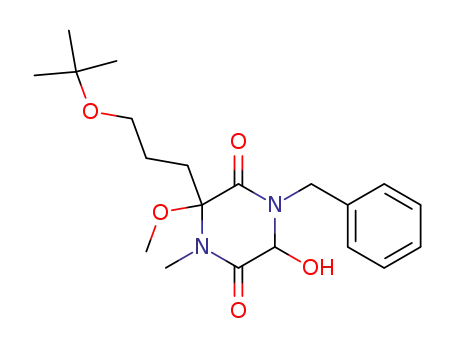 2,5-Piperazinedione,
3-[3-(1,1-dimethylethoxy)propyl]-6-hydroxy-3-methoxy-4-methyl-1-(phen
ylmethyl)-