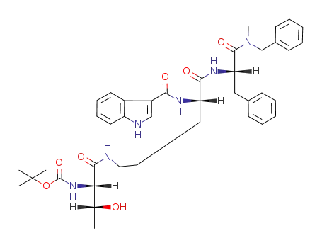 (1H-indol-3-ylcarbonyl)-Orn(Boc-Thr)-Phe-NMeBzl