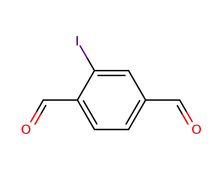 Molecular Structure of 385416-64-8 (2-IODO-1,4-BENZENEDICARBOXALDEHYDE)
