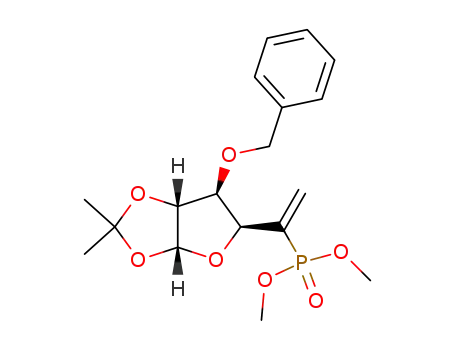 3-O-benzyl-5,6-dideoxy-5-C-(dimethoxyphosphinyl)-1,2-O-isopropylidene-α-D-xylo-hexo-5-enofuranose