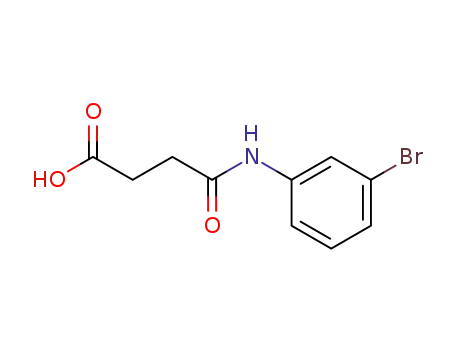 Molecular Structure of 62134-50-3 (Butanoic acid, 4-[(3-bromophenyl)amino]-4-oxo-)