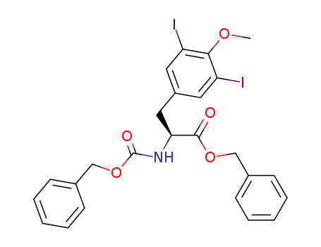 (S)-2-Benzyloxycarbonylamino-3-(3,5-diiodo-4-methoxy-phenyl)-propionic acid benzyl ester