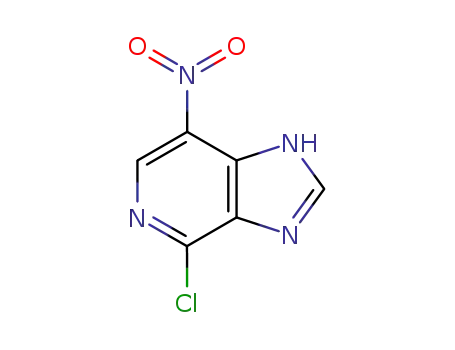 Molecular Structure of 201416-36-6 (1H-Imidazo[4,5-c]pyridine, 4-chloro-7-nitro-)