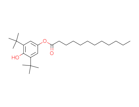 Dodecanoic acid, 3,5-bis(1,1-dimethylethyl)-4-hydroxyphenyl ester