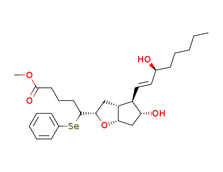 methyl (6R,9α,11α,13E,15S)-6,9-epoxy-11,15-dihydroxy-5-(phenylseleno)-prosta-13-en-1-oate