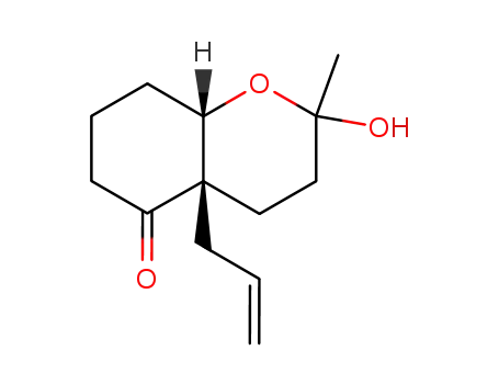 (4aS,8aS)-4a-allyl-2-hydroxy-2-methyl-octahydro-1-benzopyran-5-one