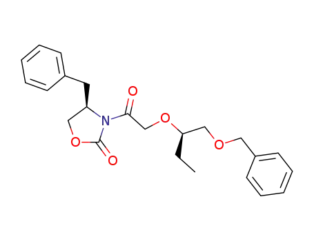 (4R)-3-[1-oxo-2-[(R)-1-(benzyloxymethyl)propyl-1-oxy]ethyl]-4-benzyl-1,3-oxazolidinone