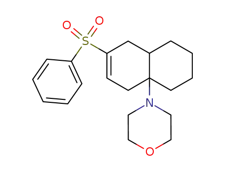 4-<1,3,4,5,8,8a-hexahydro-7-(phenylsulfonyl)-4a(2H)-naphthalenyl>morpholine