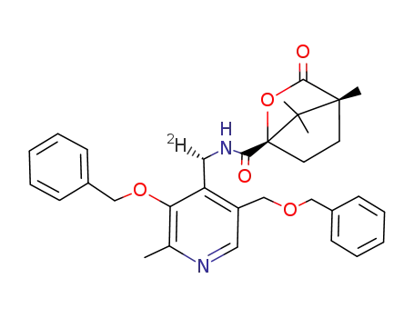4'-N-camphanyl-(4'S)-<4-2H1>-3,5'-O-dibenzylpyridoxamine