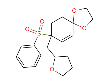 1,4-Dioxaspiro[4.5]dec-6-ene,
8-(phenylsulfonyl)-8-[(tetrahydro-2-furanyl)methyl]-